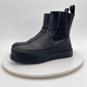 Neous Zaniah 30mm Women EU 36.5 US 6.5 Black Leather Rubber Platform Ankle Boot
